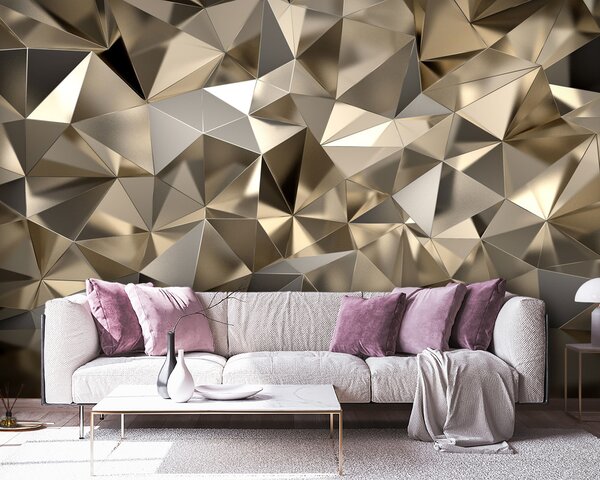 Fototapeta Texturovaný geometrický vzor v neutrálních tónech, 3D fototapety, Populární fototapety, u93417 - Tapeko.co.cz