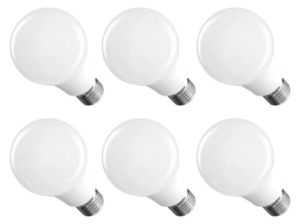 SADA 6x LED Žárovka A60 E27/8,8W/230V 4000K