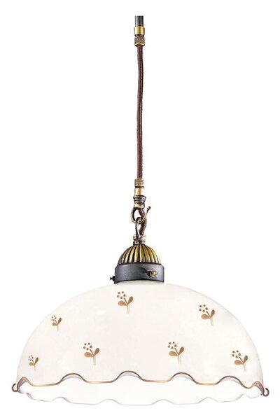 Kolarz 731.30.161- Lustr na lanku NONNA 1xE27/75W/230V pr. 30 cm květ. rose gold