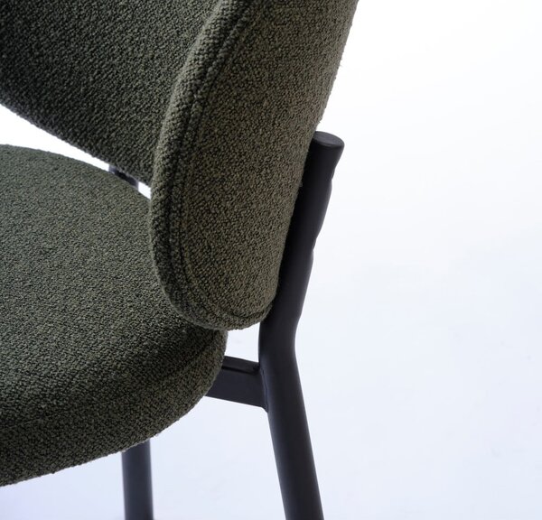 Zelené jídelní židle v sadě 2 ks Swan – Unique Furniture
