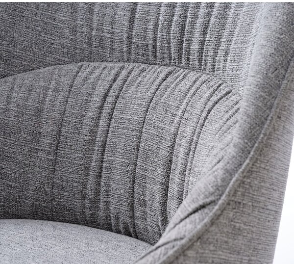 Šedé jídelní židle v sadě 2 ks Meridian – Unique Furniture
