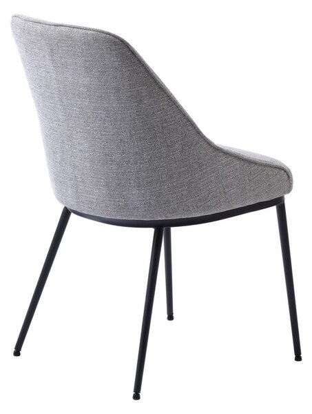 Šedé jídelní židle v sadě 2 ks Meridian – Unique Furniture