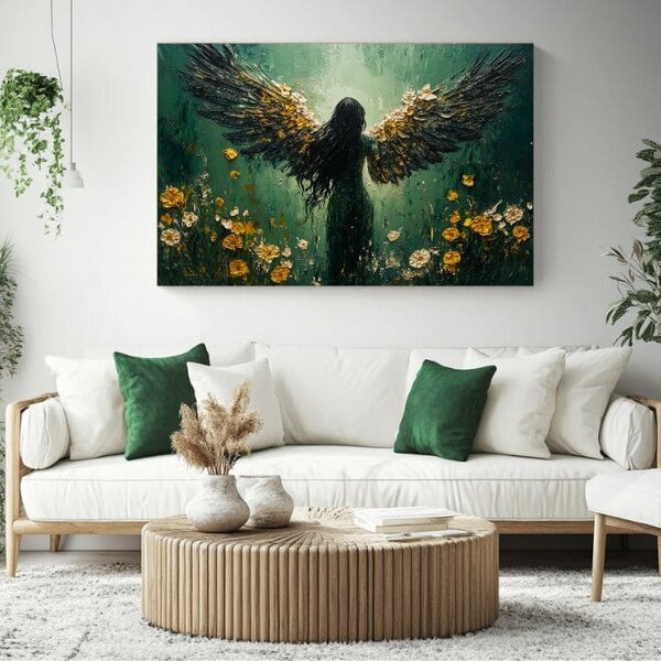 Obraz andělů Světlo naděje | dotaženo rukou umělce - 40x60 cm