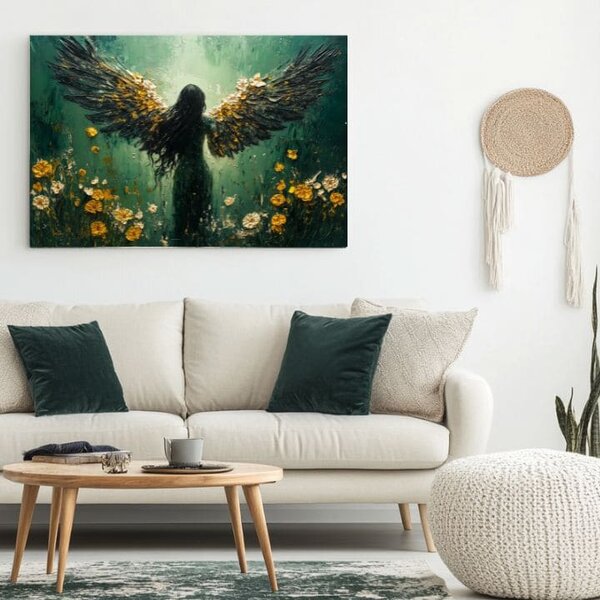 Obraz andělů Světlo naděje | dotaženo rukou umělce - 40x60 cm