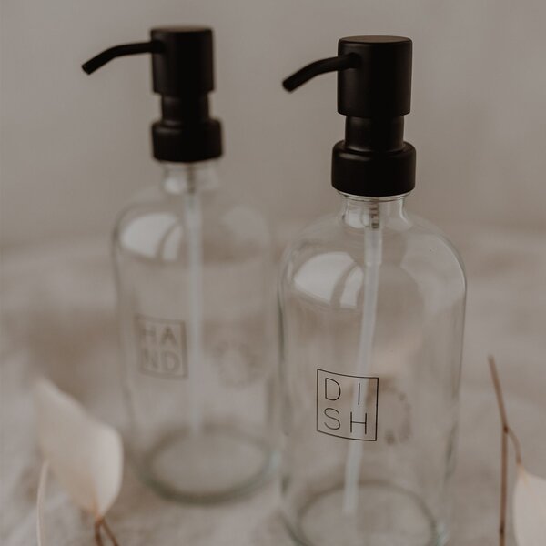 Dávkovač přípravku na nádobí Dishsoap Transparent 500 ml