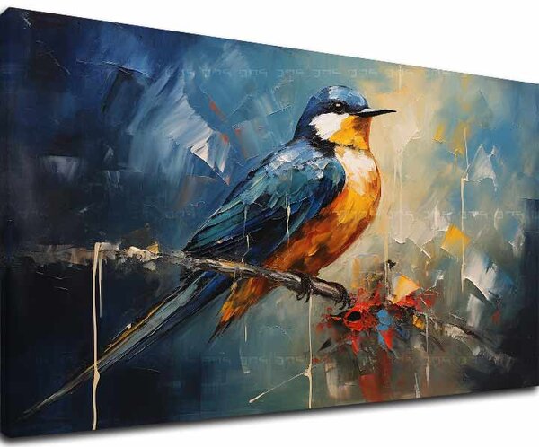 Obraz ptáků Ranní pěvec - 40x60 cm