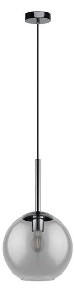 Eglo 97847 - Lustr na lanku TINDARI 1xE27/28W/230V černá/kouřová