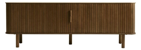 Hnědý TV stolek v dekoru dubu 56x160 cm Cavo – Unique Furniture