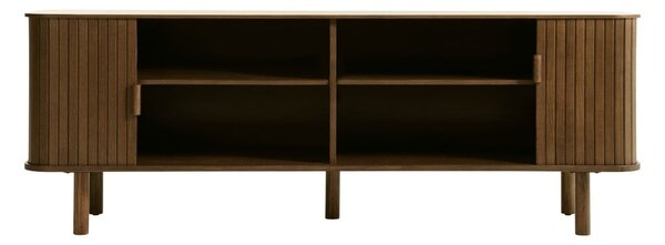 Hnědý TV stolek v dekoru dubu 56x160 cm Cavo – Unique Furniture