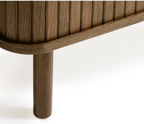 Hnědý TV stolek v dekoru dubu 56x160 cm Cavo – Unique Furniture