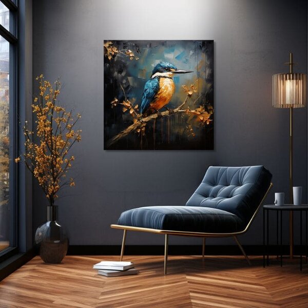 Obraz Ptáci Strážce lesa - 50x50 cm