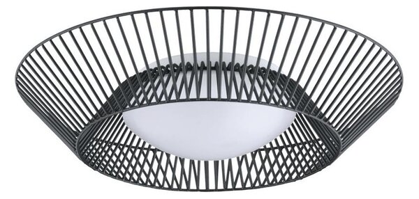 Eglo 200842 - LED Stropní svítidlo PIASTRE LED/8,2W/230V pr. 39 cm černá