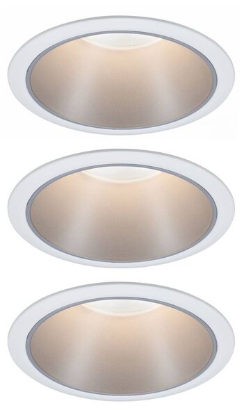 Paulmann Cole LED spotlight, stříbro-bílý, 3ks