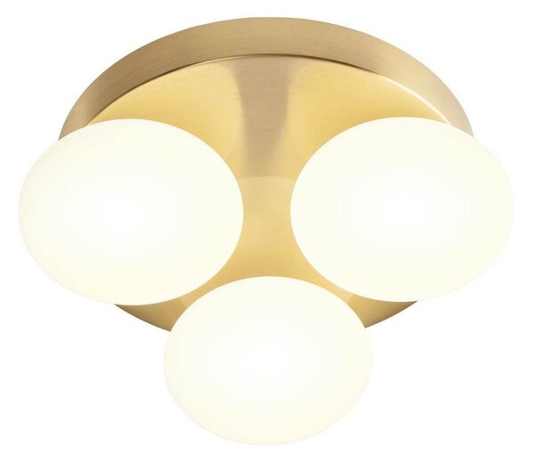 Redo 01-4307 - LED Koupelnové stropní svítidlo OVUM 3xLED/5W/230V IP44 mosaz