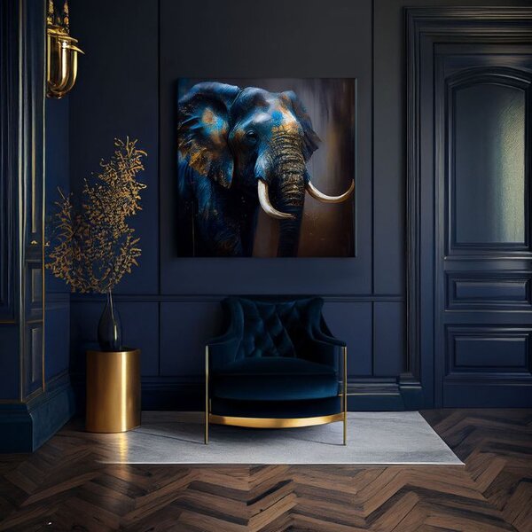 Dekorativní obraz na plátně - PREMIUM ART - Graceful Giant of Savannah 80x80 cm
