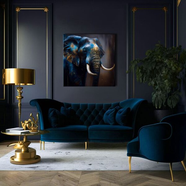 Dekorativní obraz na plátně - PREMIUM ART - Graceful Giant of Savannah 80x80 cm