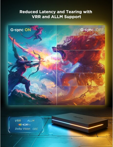 Govee - AI Sync Box Kit 2 Smart sada PC osvětlení 27-34" + LED panely Wi-Fi