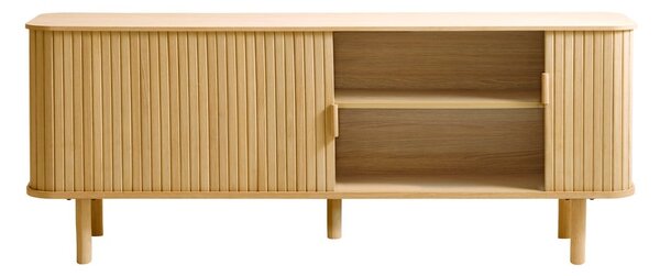 TV stolek v dekoru dubu v přírodní barvě 160x56 cm Cavo – Unique Furniture