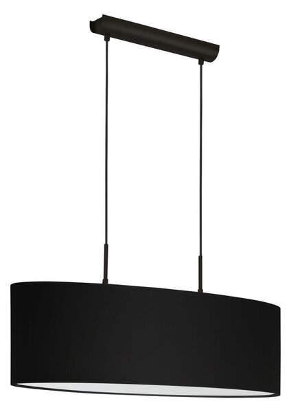 Eglo 33356 - Lustr na lanku AMANI 2xE27/60W/230V černá