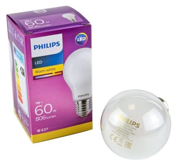LED Žárovka Philips E27/7W/230V 2700K