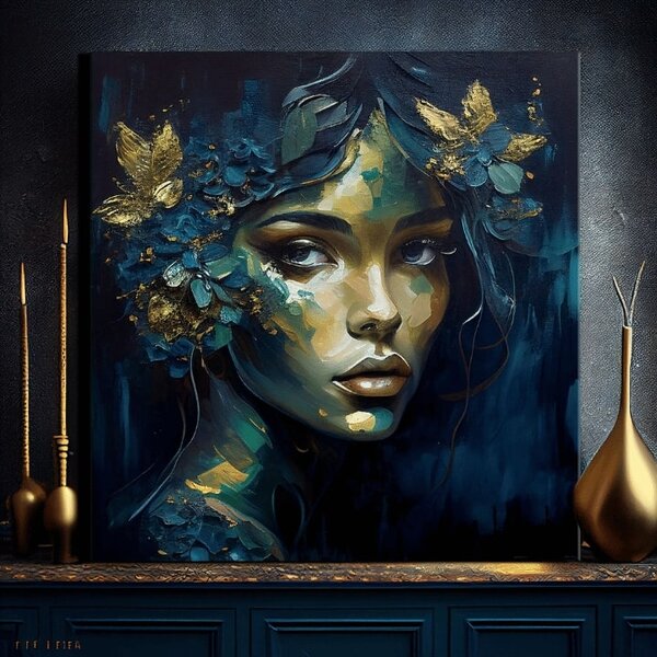 Moderní obrazy na plátně - Feminine Grace in Motion - 60x60 cm