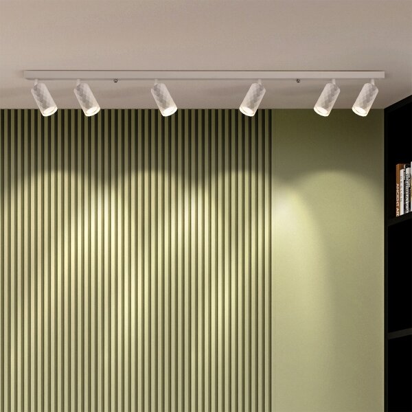 Brilagi - Bodové svítidlo SELE DIAMANT 6xGU10/30W/230V bílá