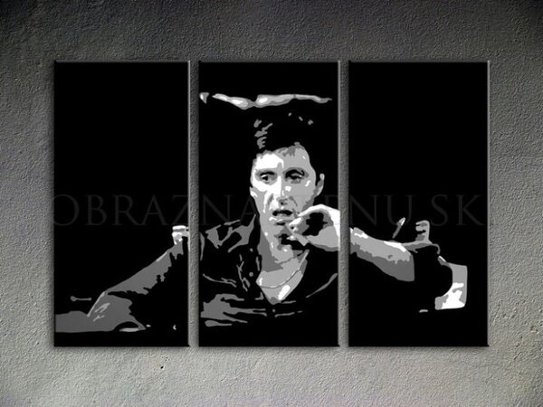 Ručně malovaný POP ART obraz AL PACINO 120x80 cm