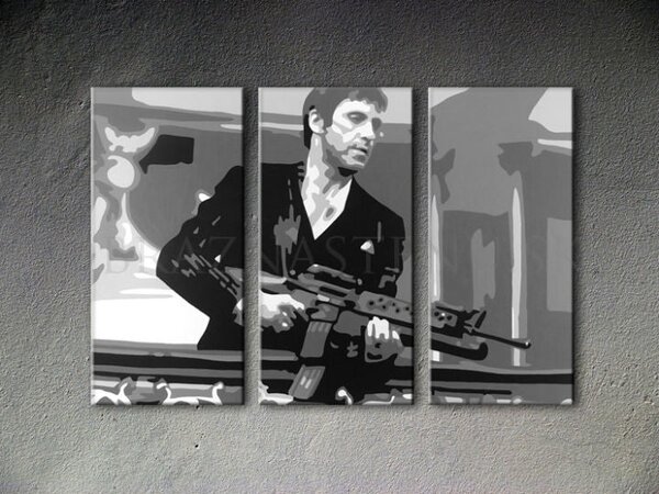 Ručně malovaný POP ART obraz AL PACINO 150x100 cm