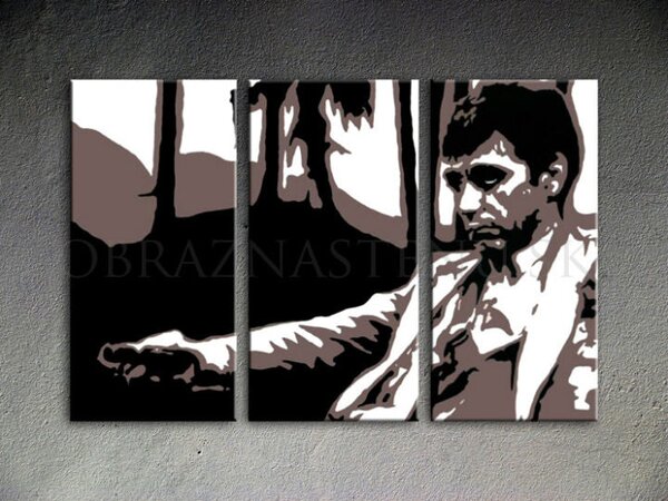 Ručně malovaný POP ART obraz AL PACINO 120x80 cm