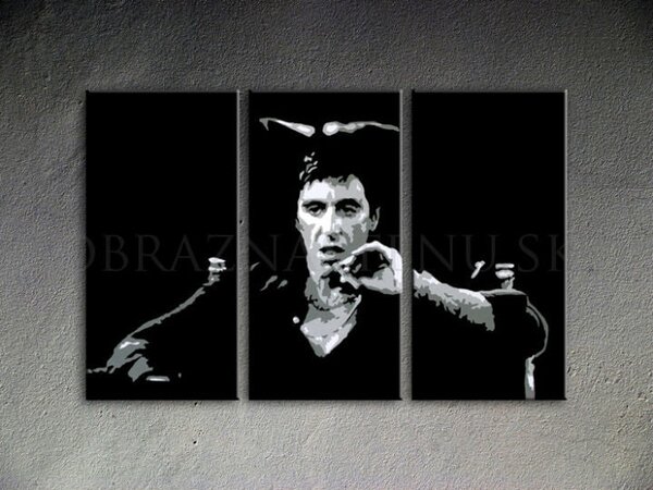 Ručně malovaný POP ART obraz AL PACINO 120x80 cm