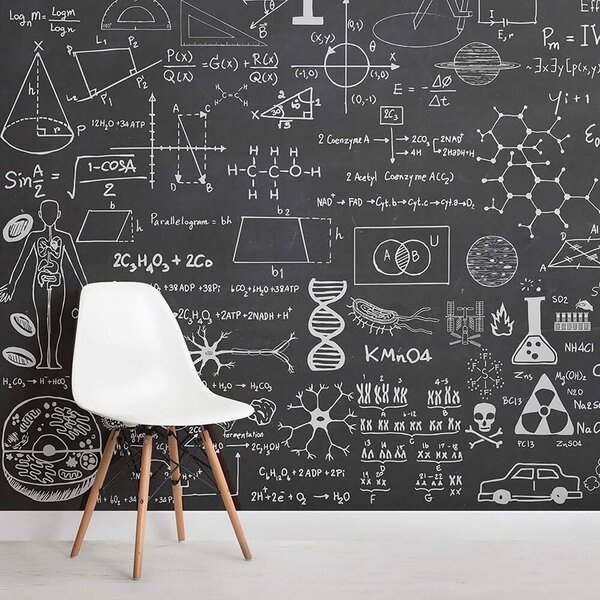 Fototapeta Tabule s matematickými symboly a vzorci, Designové fototapety na zeď, Populární fototapety, u93593 - Tapeko.co.cz