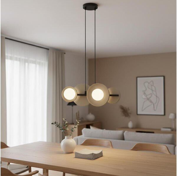 Lustr na lanku MODEL 4xG9/8W/230V béžová