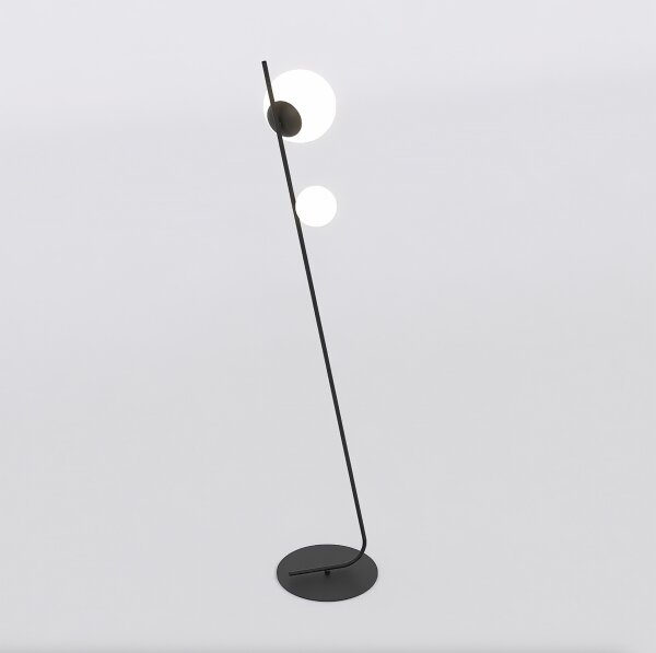 Stojací lampa TATU 2xG9/8W/230V černá