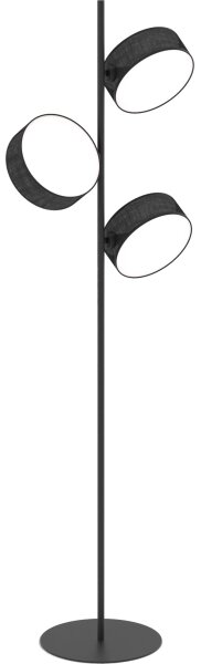 Stojací lampa DRUMZ 3xE14/10W/230V černá