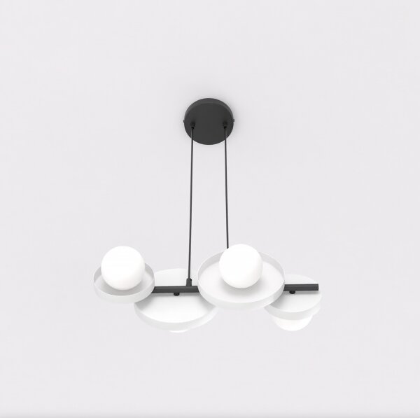 Lustr na lanku MODEL 4xG9/8W/230V bílá