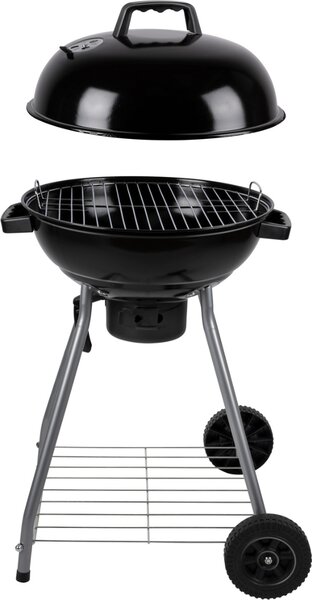 Alpina Barbecue - Kulový gril - Gril - s poklopem - Ø 45 cm - devné uhlí