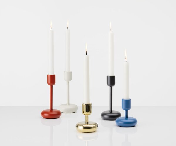 Svícen Nappula iittala velký tmavě šedý