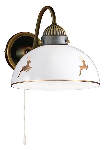 Kolarz 731.61.150 - Nástěnná lampa NONNA 1xE27/75W/230V jeleni rose gold