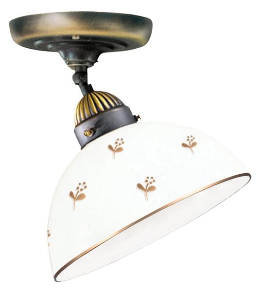 Kolarz 731.10.170-Přisazený lustr NONNA 1xE27/75W/230V pr. 20 cm květ. rose gold