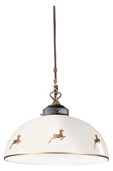 Kolarz 731.32.152-Lustr na lanku NONNA 1xE27/75W/230V pr. 36 cm jeleni rose gold