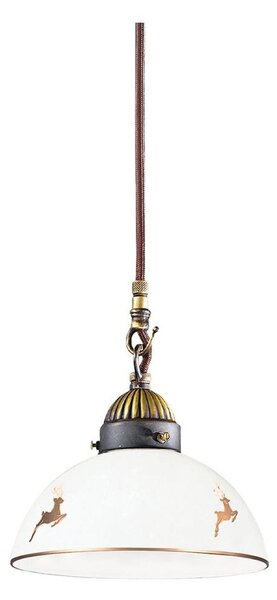Kolarz 731.30.150-Lustr na lanku NONNA 1xE27/75W/230V pr. 20 cm jeleni rose gold