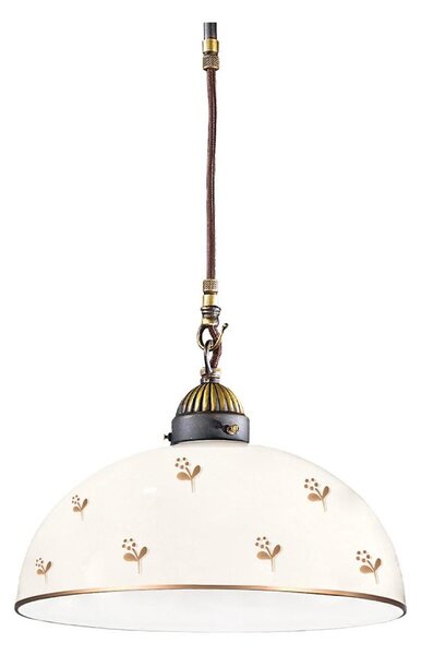 Kolarz 731.30.171- Lustr na lanku NONNA 1xE27/75W/230V pr. 30 cm květ. rose gold