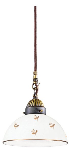 Kolarz 731.30.170- Lustr na lanku NONNA 1xE27/75W/230V pr. 20 cm květ. rose gold