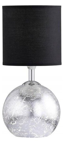 Wofi 8149.02.70.6010 - Stolní lampa CARMEN 1xE14/40W/230V černá/stříbrná