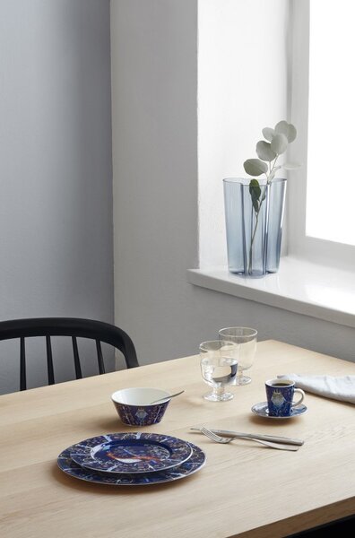Šálek a podšálek espresso Taika iittala 0,1 l modrý