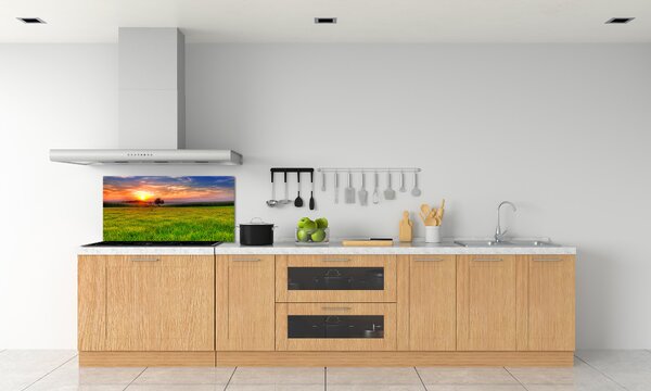 Panel do kuchyně Západ slunce louka pksh-44149731