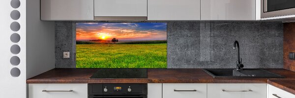 Panel do kuchyně Západ slunce louka pksh-44149731