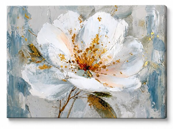 Ručně malovaný obraz KVĚT Z LÁSKY - 120x80 cm / Klasický 2 cm