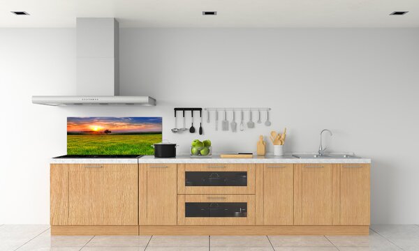 Panel do kuchyně Západ slunce louka pksh-44149731