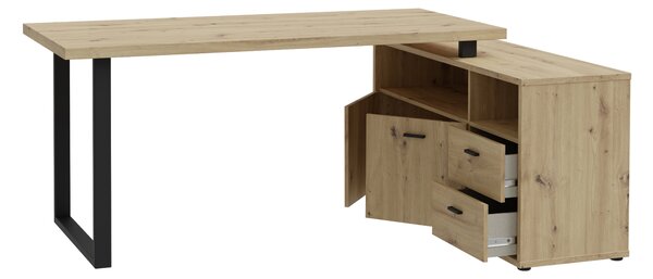 Kancelářská sestava INLO, dub artisan